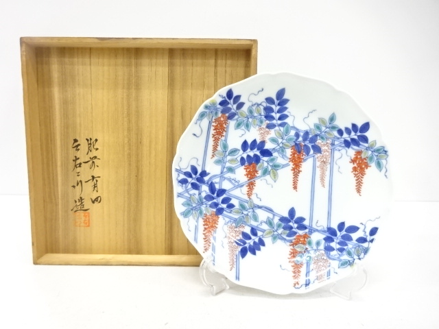 今泉今右衛門造　錦　色鍋島　皿